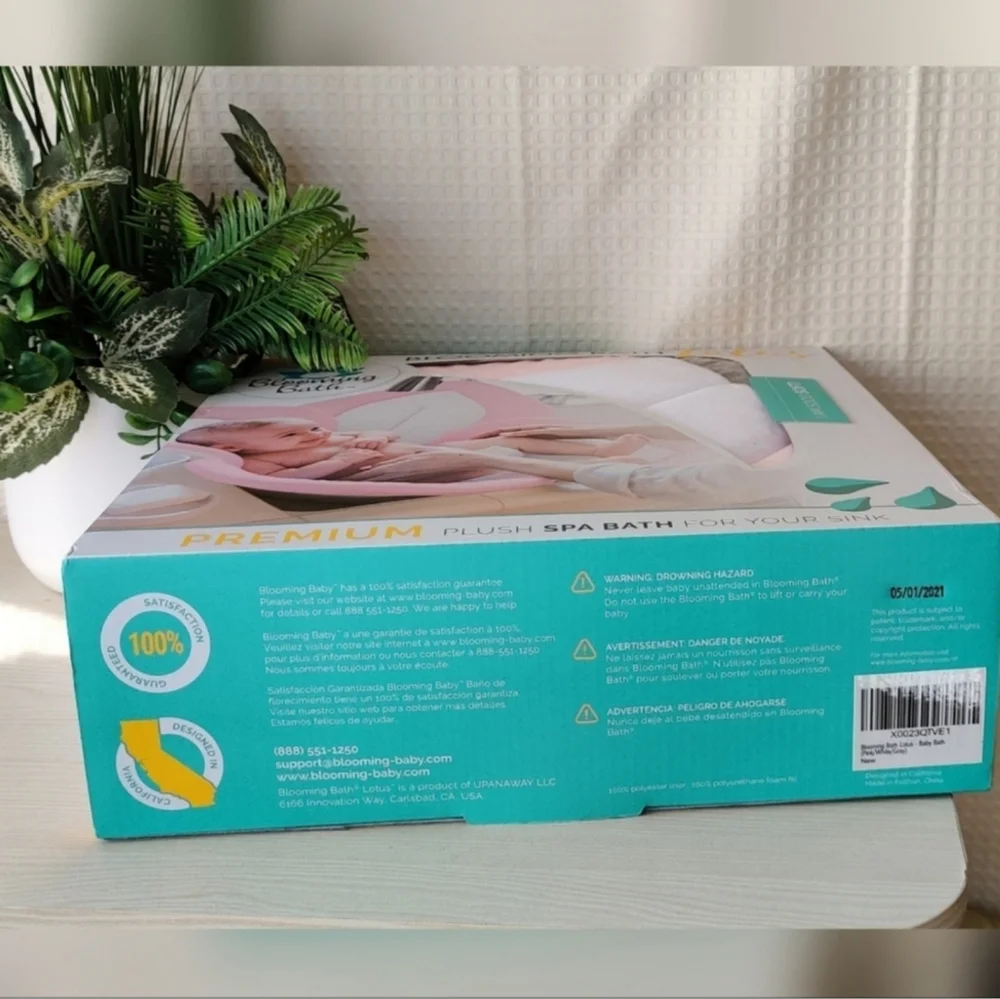 Blooming Bath Lotus Premium Plush Spa Bath For Your Sink
